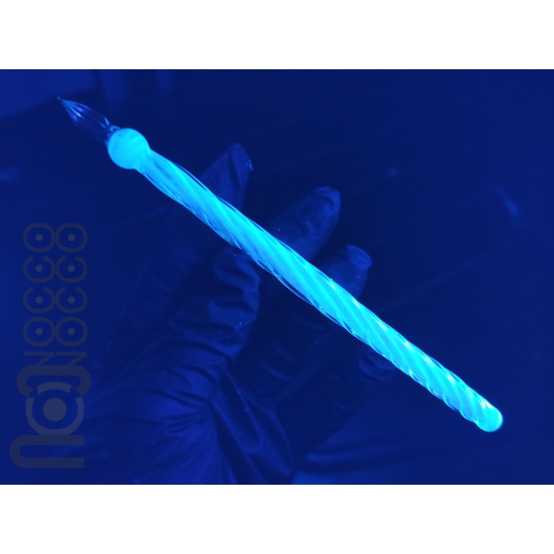 UV Reactive Glass Dip Pen, Pen Pillow and A Bottle of Ink, v013