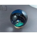 Large Galaxy Marble, With 4 Colorful Opal planets, v389