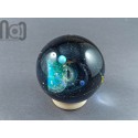 Large Galaxy Marble, With 4 Colorful Opal planets, v389