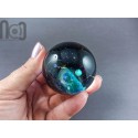 Large Galaxy Marble, With 4 Colorful Opal planets, v389