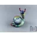 Glass Snail Galaxy Marble, v423