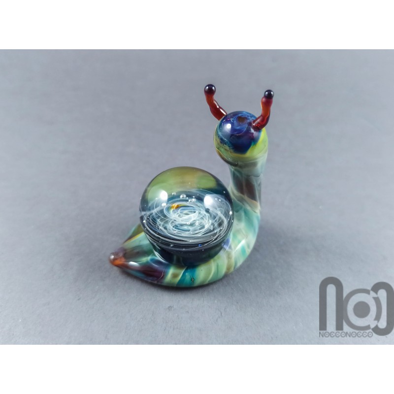 Glass Snail Galaxy Marble