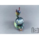 Glass Snail Galaxy Marble, v423