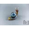 Glass Snail Galaxy Marble, v424