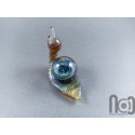 Glass Snail Galaxy Marble, v424