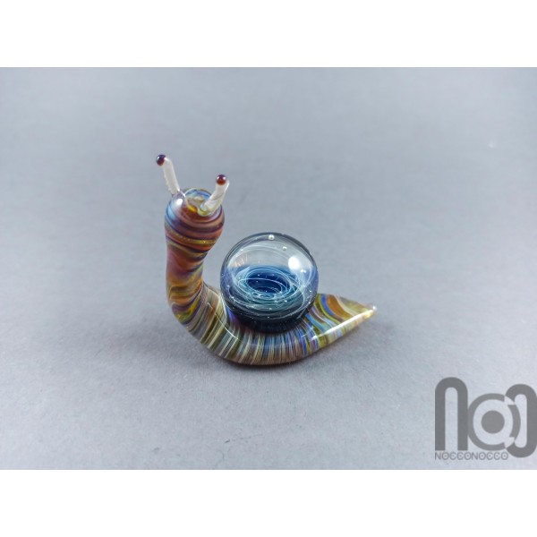 Glass Snail Galaxy Marble, v424