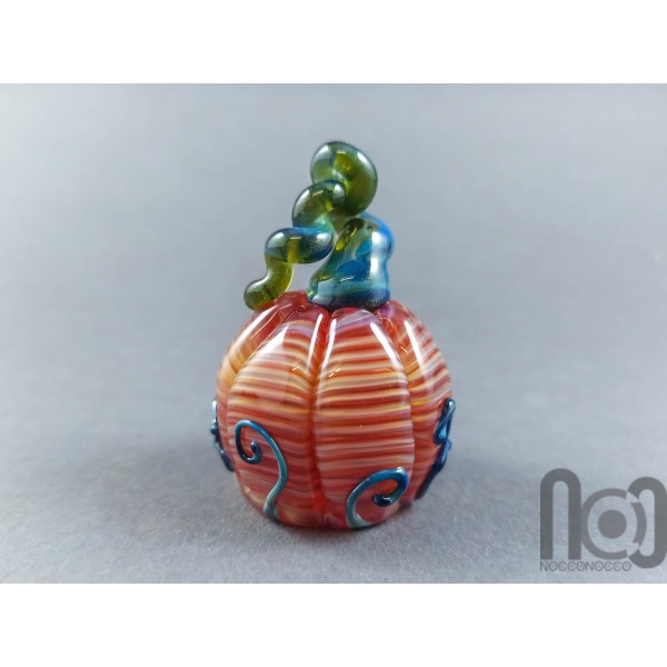 Handmade Glass Pumpkin Figurine