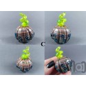 Handmade Glass Pumpkin Figurine