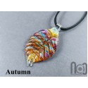 Glass Leaf Pendant 