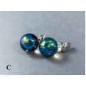 Galaxy Heart Earrings