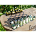 Monster Themed Handmade Glass Chess Set -v1