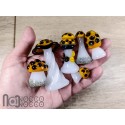 Mushroom Themed Handmade Glass Chess Set -v3