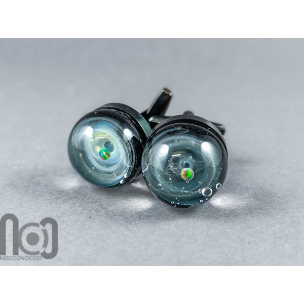Galaxy Cufflinks with Opal Planets, v14