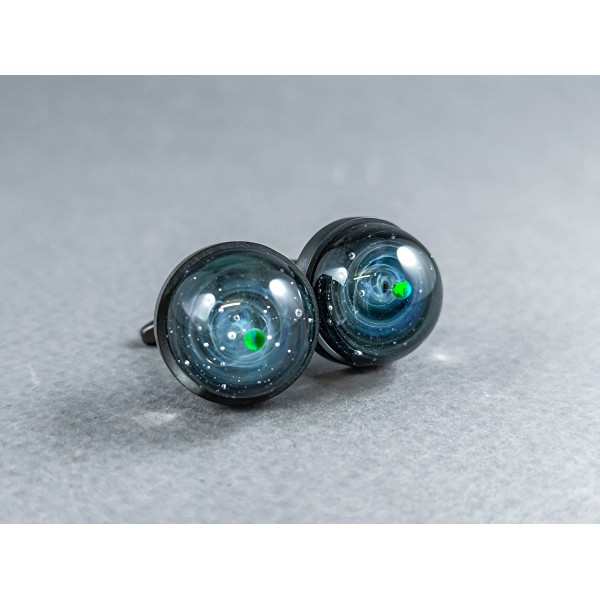 Galaxy Cufflinks with Opal Planets, v9