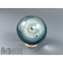 Double Sided Galaxy Marble with 4 Floating Opal Planets, v532