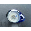 Handmade Glass Galaxy Egg with Opal Planet, v575