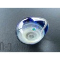 Handmade Glass Galaxy Egg with Opal Planet, v575