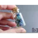 Mini Glass Vial with Handmade Tiny Marbles, v589