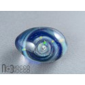 Handmade Glass Galaxy Egg with Opal Planet, v607