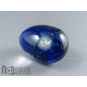 Handmade Glass Galaxy Egg with Opal Planet, v609