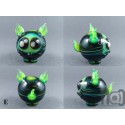 Chubby Glass Cat Miniature