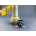 Galaxy Marble Vase with Opal, v012