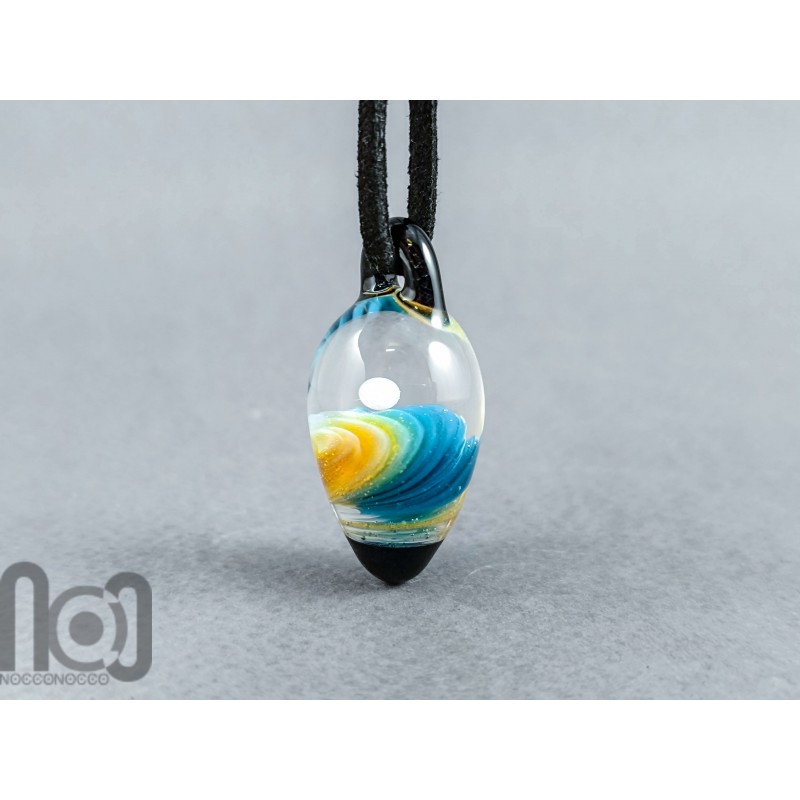 Blown Glass Creature Necklace Pendant - Matt Musick Glass Designs