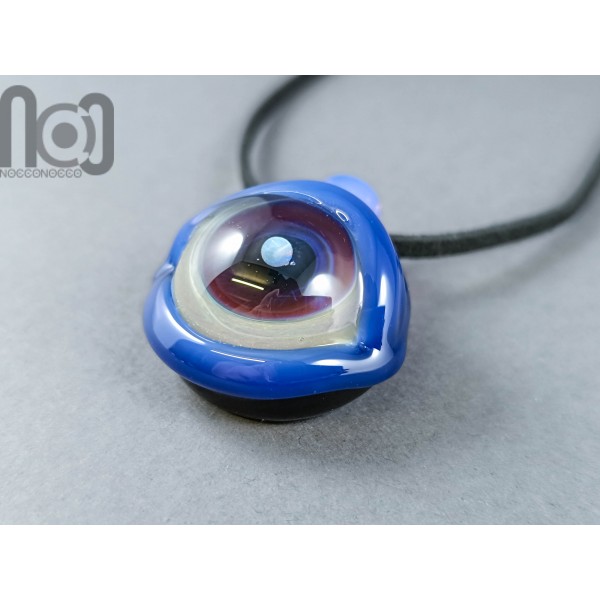 Eyeball Pendant with Opal Pupil, v325
