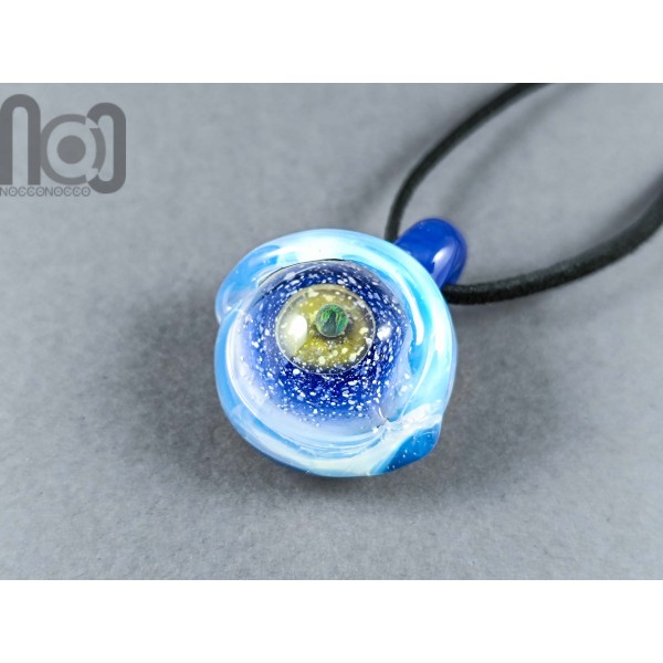 Eyeball Pendant with Opal Pupil, v326