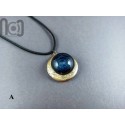 Glass Galaxy Photo Locket Pendant