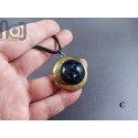 Glass Galaxy Photo Locket Pendant