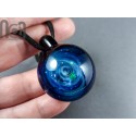 Heady Galaxy Pendant with An Opal Planet, v281