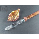 Gold and Fine Silver Fumed Dip Pen with Opal, v104