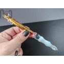 Gold Fumed Dip Pen with Opal, v105