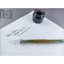 Glass Dip Pen, Pen Pillow and A Bottle of Ink, v034