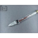Hollow Glass Dip Pen with Mini Marbles, v050