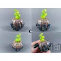 Handmade Glass Pumpkin Figurine