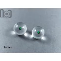 Tiny Clear Glass Marbles with Opals