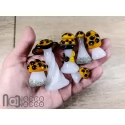 Mushroom Themed Handmade Glass Chess Set -v3