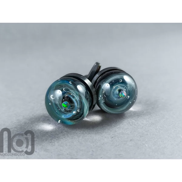 Galaxy Cufflinks with Opal Planets, v13
