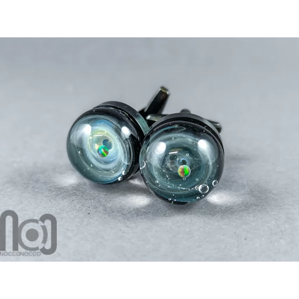 Galaxy Cufflinks with Opal Planets, v14