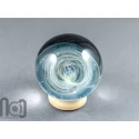 Fine Silver Fumed Glass Galaxy Marble, v542