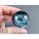 Fine Silver Fumed Glass Galaxy Marble, v548