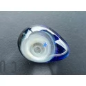Handmade Glass Galaxy Egg with Opal Planet, v575