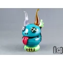 Handmade Glass Monster Sculpture, Whimsical Borosilicate Art 