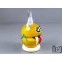 Handmade Glass Monster Marble – Yellow Edition, v599
