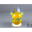 Handmade Glass Monster Marble – Yellow Edition, v599