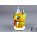 Handmade Glass Monster Marble – Yellow Edition, v599