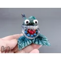Handmade Glass Monster Sculpture – Carnivorous Plant Inspired Art