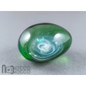 Handmade Glass Galaxy Egg with Opal Planet, v608